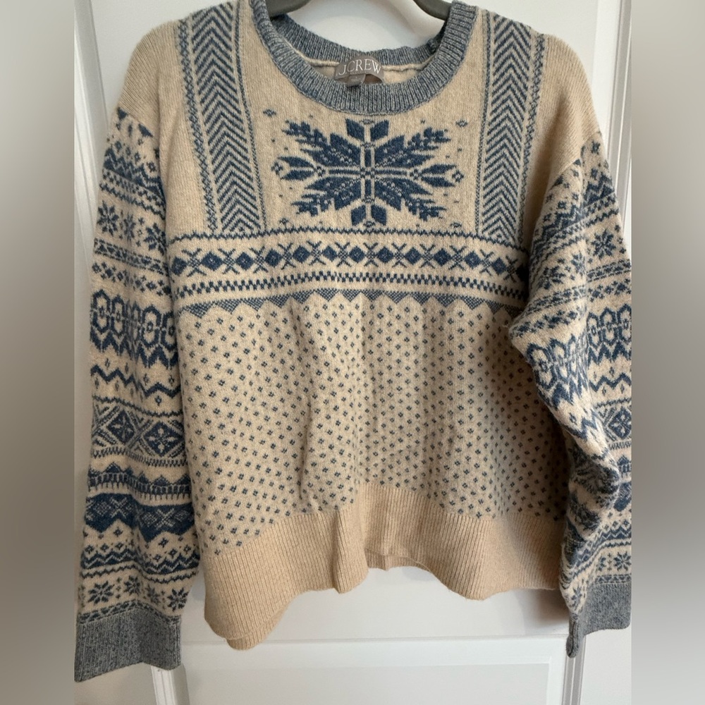 J Crew wool blend sweater